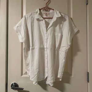 White Button Up Shirt (size M)
